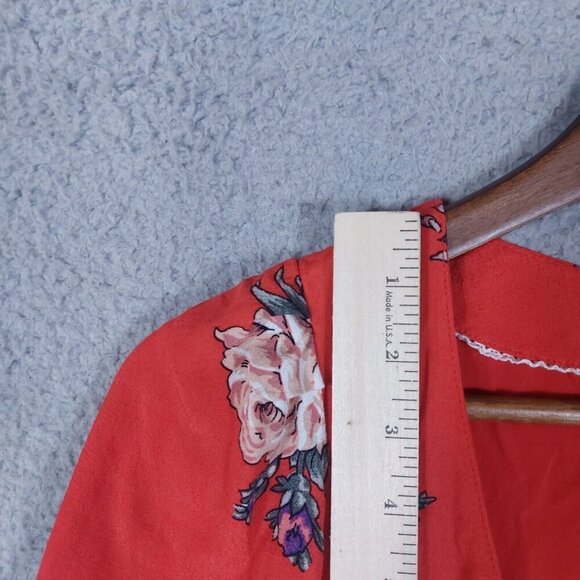 Anthropologie Maeve Dress Women 4 Floral Caldwell Sheath Boho Prairie Cottage - Picture 5 of 16